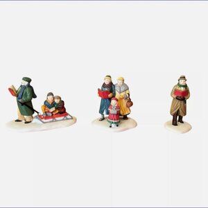 DEPARTMENT 56 Heritage Village Caroling Thru The City - 3pcs - Retired